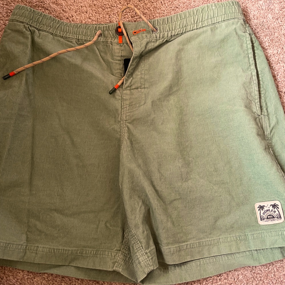 Howler Bros, Pressure Drop Cord Shorts, Size 36